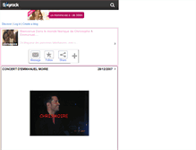 Tablet Screenshot of chrismoire.skyrock.com