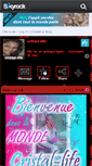 Mobile Screenshot of cristal-life.skyrock.com
