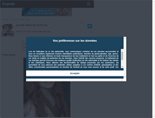 Tablet Screenshot of lily-evans-em.skyrock.com