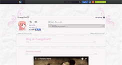 Desktop Screenshot of evangeline92.skyrock.com