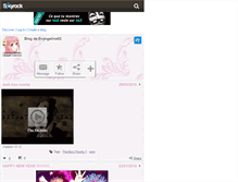 Tablet Screenshot of evangeline92.skyrock.com