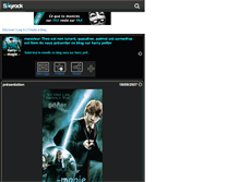 Tablet Screenshot of harry-magie.skyrock.com