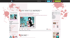 Desktop Screenshot of akizalapetiitefanfikeuse.skyrock.com
