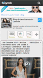Mobile Screenshot of jessica-marie-lownde.skyrock.com