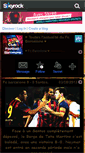 Mobile Screenshot of club-football-barcelone.skyrock.com