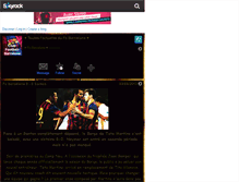 Tablet Screenshot of club-football-barcelone.skyrock.com