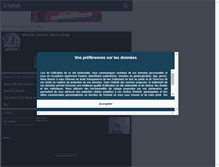 Tablet Screenshot of michael--jackson.skyrock.com