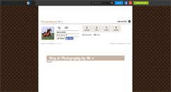 Desktop Screenshot of photography-by-me-x.skyrock.com