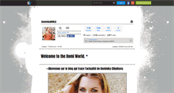 Desktop Screenshot of dominikaworld.skyrock.com