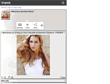 Tablet Screenshot of dominikaworld.skyrock.com