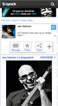 Mobile Screenshot of joe-satriani.skyrock.com