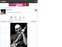 Tablet Screenshot of joe-satriani.skyrock.com