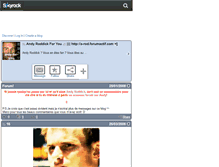 Tablet Screenshot of andy-for-you.skyrock.com