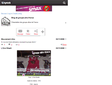 Tablet Screenshot of groupe-ultra-france.skyrock.com