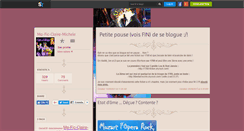 Desktop Screenshot of ma-fic-claire-michele.skyrock.com