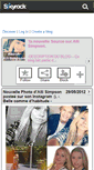 Mobile Screenshot of about-allisimpson.skyrock.com