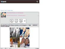 Tablet Screenshot of about-allisimpson.skyrock.com