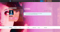 Desktop Screenshot of louna59100.skyrock.com