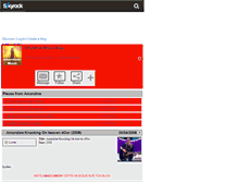 Tablet Screenshot of amandiine-music.skyrock.com
