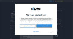 Desktop Screenshot of bjlx.skyrock.com