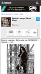 Mobile Screenshot of beatriz-luengo-officiel.skyrock.com