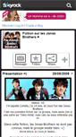 Mobile Screenshot of fic-about-jonas-brothers.skyrock.com