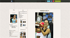Desktop Screenshot of domi-cibulkova.skyrock.com