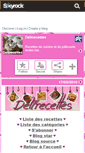 Mobile Screenshot of delirecettes.skyrock.com