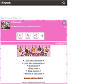 Tablet Screenshot of delirecettes.skyrock.com
