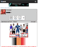 Tablet Screenshot of foot-juegos.skyrock.com