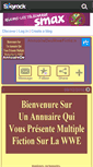 Mobile Screenshot of annuairedeswwefiction.skyrock.com