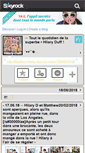 Mobile Screenshot of hilary-duff.skyrock.com