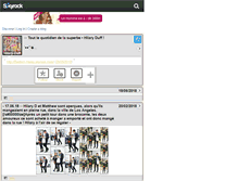 Tablet Screenshot of hilary-duff.skyrock.com