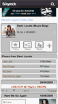 Mobile Screenshot of demilovatofrance.skyrock.com
