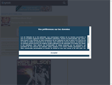 Tablet Screenshot of mlle-hilson-music.skyrock.com