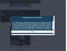 Tablet Screenshot of marilyn-secret.skyrock.com
