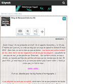Tablet Screenshot of because-thats-my-life.skyrock.com