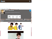 Tablet Screenshot of angel-justin-b.skyrock.com