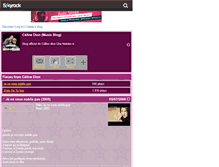 Tablet Screenshot of celine-dionofficiel.skyrock.com