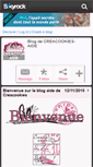Mobile Screenshot of creacookies-aide.skyrock.com