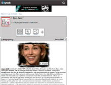 Tablet Screenshot of clairekeimjtm.skyrock.com