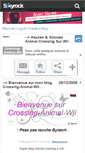 Mobile Screenshot of crossing-animal-wii.skyrock.com