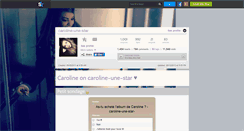 Desktop Screenshot of caroline-une-star.skyrock.com