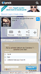 Mobile Screenshot of caroline-une-star.skyrock.com