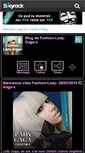 Mobile Screenshot of fashion-lady-gaga-x.skyrock.com