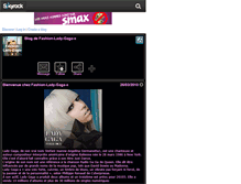 Tablet Screenshot of fashion-lady-gaga-x.skyrock.com