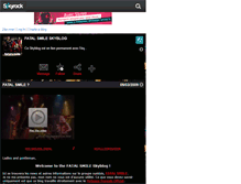 Tablet Screenshot of fatalsmile.skyrock.com