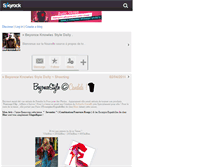 Tablet Screenshot of beyoncestyle.skyrock.com