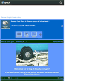Tablet Screenshot of beautycoolgym.skyrock.com