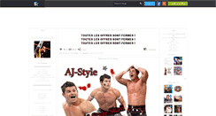 Desktop Screenshot of aj-style.skyrock.com